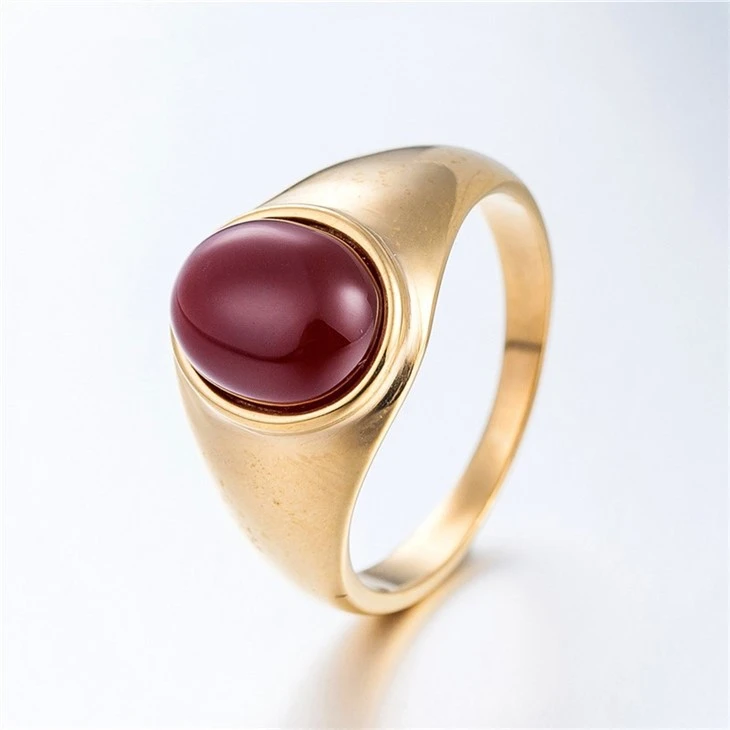 ladies tiger eye ring