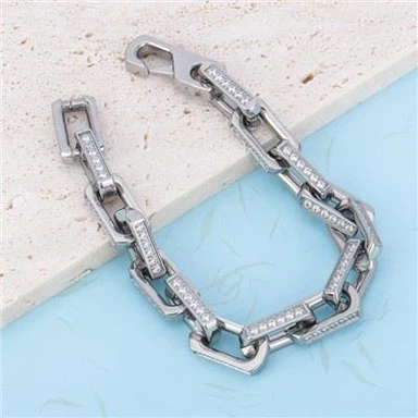 Kubanski lančić i narukvica od nehrđajućeg čelika