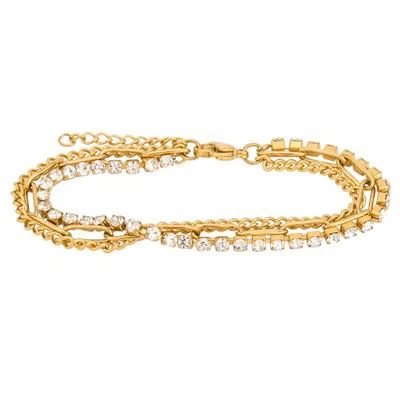 Troslojna lančana narukvica