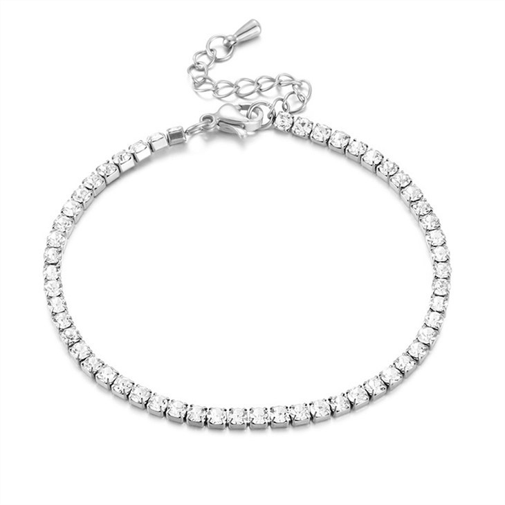 Teniska narukvica od nehrđajućeg čelika