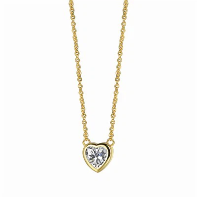 Ogrlica s privjeskom u obliku srca od cirkona