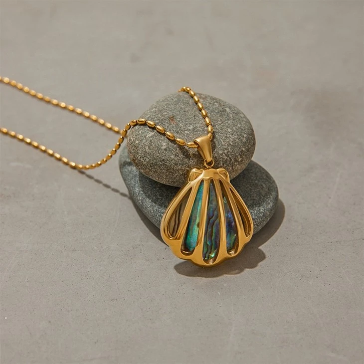 Abalone Shell Pendant Necklace factory