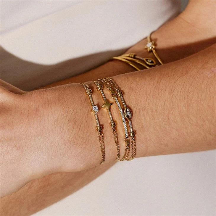 Evil Eye Layered Bracelet price
