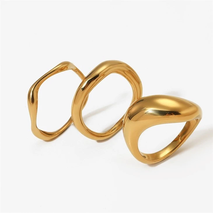 Irregular Molten Rings high quality