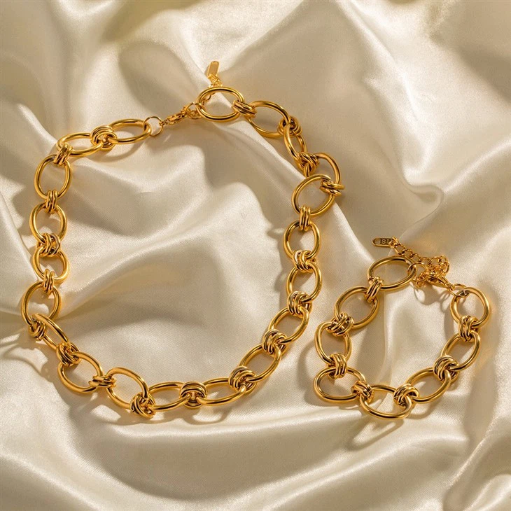 O Shape Link Chain Bracelet