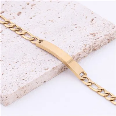 Muška narukvica s pločicom s imenom